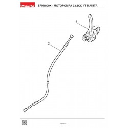 Makita Spare Parts for Motor Pump EPH1000X