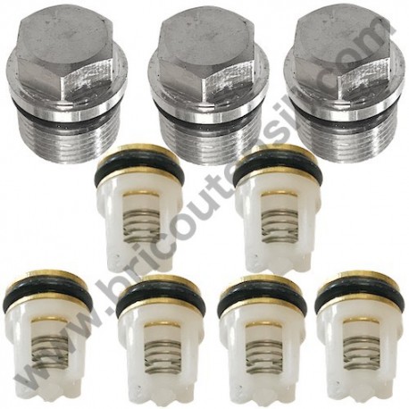 Kit 6 Valvole Aspirazione per Idropulitrice Lavor ALASKA 1409XP