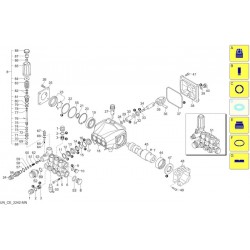 Annovi & Reverberi Parts for Pressure Washer AR KDB 940