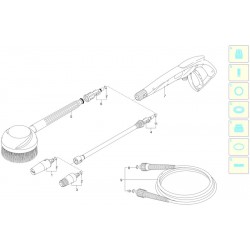Black&Decker Spare Parts for Pressure Washer PW 2500 SLX