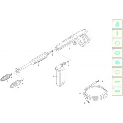 Black&Decker Spare Parts for Pressure Washer BXPW 1800 E