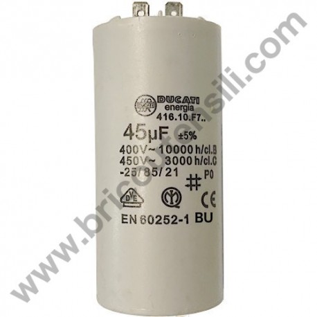 Condensatore 45mF 450V per Idropulitrice Lavor BEST 24