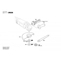 Bosch Spare Parts for Angle Grinder GWS 24-180 JH