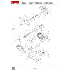 Ricambi Makita per Sega Circolare HS6601J