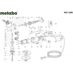 Ricambi Metabo per Smerigliatrice Angolare WQ 1000