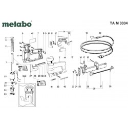 Metabo Spare Parts for Electric Stapler TA M 3034