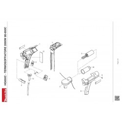 Makita Spare Parts for Heat Gun HG650C