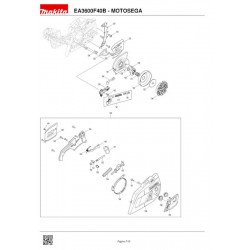 Makita Spare Parts for Chainsaw EA3600F40B