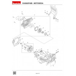 Makita Spare Parts for Chainsaw EA3600F40B