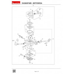 Makita Spare Parts for Chainsaw EA3600F40B