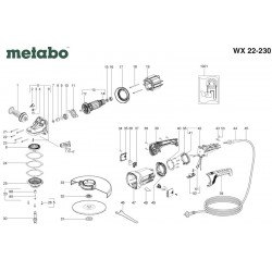 Metabo Spare Parts for Angle Grinder WX 22-230 - 06459001