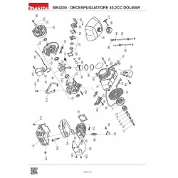 Dolmar Spare Parts for Bruschcutter 40,2CC - MS420