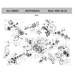 Ama Spare Parts for Chainsaw AMX 26.10