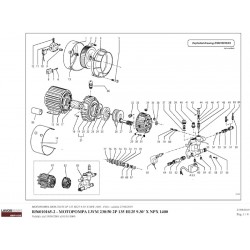 Lavor Original Parts for Pressure Cleaner NPX 1400 - 8.605.0048
