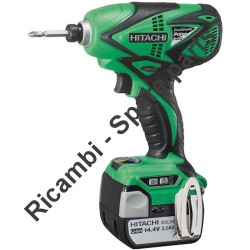 Hitachi Spare Parts for Cordless Impact Driver WM14DBL