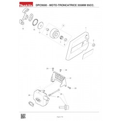 Makita Spare Parts for Power Cutter DPC9500