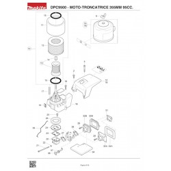 Makita Spare Parts for Power Cutter DPC9500