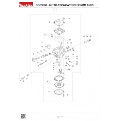 Makita Spare Parts for Power Cutter DPC9500