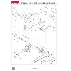 Makita Spare Parts for Power Cutter DPC9500