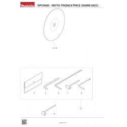 Ricambi Makita per Mototroncatrice DPC9500