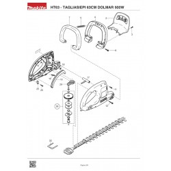 Dolmar Spare Parts for Electric Hedge Trimmer HT63