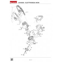 Makita Spare Parts for Electric Chainsaw UC4030A
