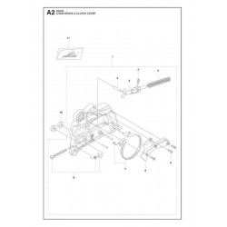 McCulloch Spare Parts for Chain Saw CS 340 - CS 380