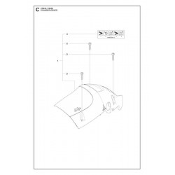 McCulloch Spare Parts for Chain Saw CS 340 - CS 380