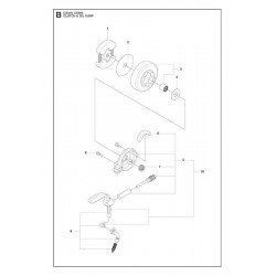 McCulloch Spare Parts for Chain Saw CS 340 - CS 380