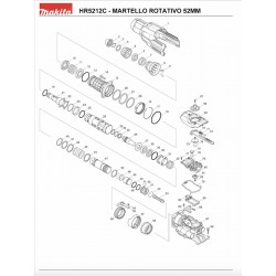 Ricambi Makita per Demolitore HR5212C