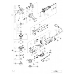 Ricambi Hitachi per Smerigliatrice Angolare G13YG
