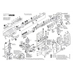 Bosch Spare Parts for Rotary Hammer GBH 5 DCE - 0611230703
