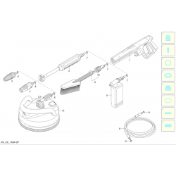 Black&Decker Spare Parts for Pressure Washer BXPW 1800 PE - 14122