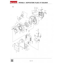 Dolmar Spare Parts for Blower PB7600.4