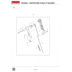 Dolmar Spare Parts for Blower PB7600.4