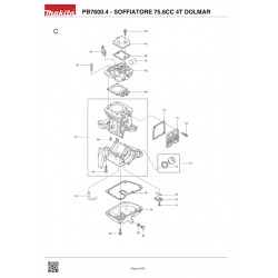 Dolmar Spare Parts for Blower PB7600.4