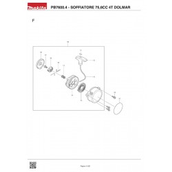 Dolmar Spare Parts for Blower PB7600.4
