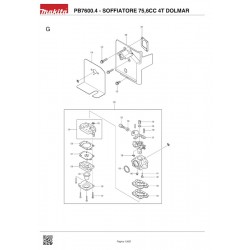 Dolmar Spare Parts for Blower PB7600.4