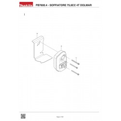 Dolmar Spare Parts for Blower PB7600.4