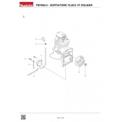 Ricambi Dolmar per Soffiatore PB7600.4