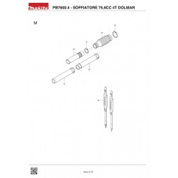 Dolmar Spare Parts for Blower PB7600.4