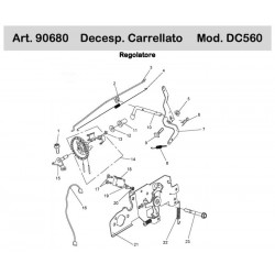Ama Spare Parts for Whelled Brushcutter DC560