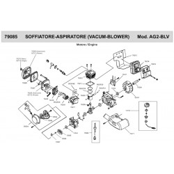 Ricambi Ama per Soffiatore Aspiratore AG2-BLV