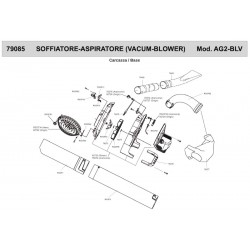 Ricambi Ama per Soffiatore Aspiratore AG2-BLV