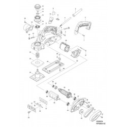 Makita Spare Parts for Power Planer for Wood KP0800