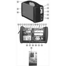 Telwin Spare Parts for Welding Technology 188 CE/GE