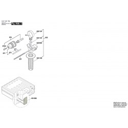 Bosch Spare Parts for Rotary Hammer GBH 2-26 RE - 0611251703