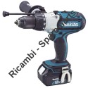 Ricambi Makita per Trapano Avvitatore a Batteria BHP451 18v Li-ion