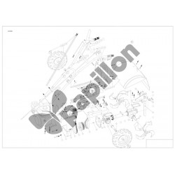 Papillon Spare Parts for Engine Cultivator HSC 500