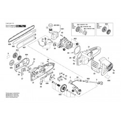 Bosch Spare Parts for Electric Chain Saw AKE 35 S